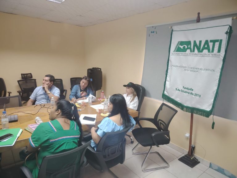 ANATI y autoridades comarcales fortalecen coordinación para la atención de conflictos de tierras en la Comarca Ngäbe-Buglé